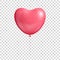 Heart balloon realistic