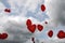 Heart balloons