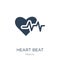 heart beat icon in trendy design style. heart beat icon isolated on white background. heart beat vector icon simple and modern