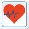 Heart Beat Icon Vector Graphical Representation