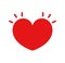 Heart beating icon