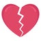 Heart break, Break  vector icon which can easily modify or edit