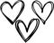 Heart Bundle svg, Sketch Heart svg, PNG, PDF, Cricut, Cricut svg, Silhouette svg, Simple Hearts Svg, Valentine day