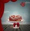 Heart cake