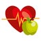 heart cardio with apple