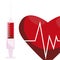 heart cardio with injection