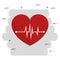 Heart cardio medical icon