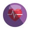 heart cardio medical isolated icon