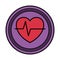 heart cardio medical isolated icon