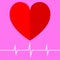 heart cardio pulse icon