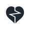 Heart cardiology icon