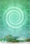 Heart Chakra Green Crystal Healing Vortex Message Memo Template