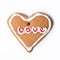 Heart christmas biscuit cookie