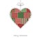 Heart - Christmas Card Vector