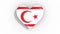 Heart colors Turkish Republic of Northern Cyprus