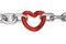 Heart connected chain