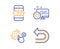 Heart, Customer satisfaction and Star icons set. Undo sign. Social media, Happy smile, Phone feedback. Vector