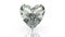 Heart cut diamond