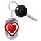 Heart design keyholder with key