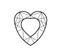 Heart Diamond shape. Jewels diamond icons. Crystal icons for Design.