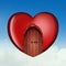 Heart with the door locked