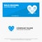 Heart, Emojis, Smiley, Face, Smile SOlid Icon Website Banner and Business Logo Template