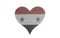 Heart with Flag of Syria