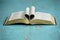 Heart Formed by Open Bible