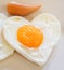 Heart Fried egg