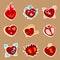 Heart funy icons