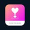 Heart, Gender, Symbol Mobile App Icon Design