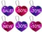 Heart gift tags