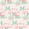 Heart giftbox, candy and hat in aa seamless pattern design