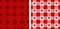 Heart gingham patterns in red, white. Seamless Scottish tartan vichy textured check plaid for dress