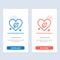 Heart, Green, World, Save  Blue and Red Download and Buy Now web Widget Card Template