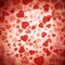 Heart grunge background