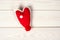 Heart handmade as a symbol of love