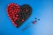Heart of hawthorn berries And Aronia Prunus-a symbol of health and longevity
