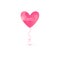 Heart Heart balloon abstract banner collections. Organic or fluid shapes with pastel neon color design. Usable for web