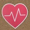 Heart icon for healthy concept