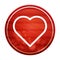 Heart icon realistic diagonal motion red round button illustration