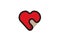 Heart icon. Simple heart, love logo