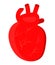 Heart icon vector for medical website, app. Hypo-tension and hypertension disease. Simple health care and human organ