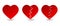 Heart icons