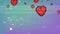 Heart icons and static