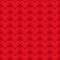 Heart Knit Pattern Vector, Love Embroidery on Deep Red Background