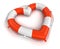 Heart Lifebuoy (clipping path included)