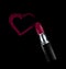 Heart and lipstick
