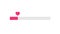 Heart loading line on Valentine\\\'s Day. The love that gradually increases in a pink heart