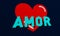 Heart love amor pixel